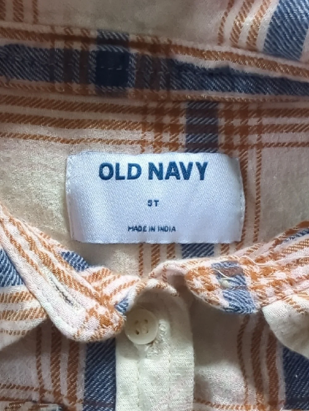 Old Navy Plaid Button-Down Shirt Size 5T